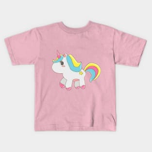 Unicorn Cute Sketch Art Design Kids T-Shirt
